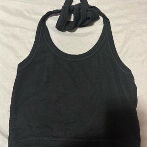 Wilfred free Black Halter Top size xxs